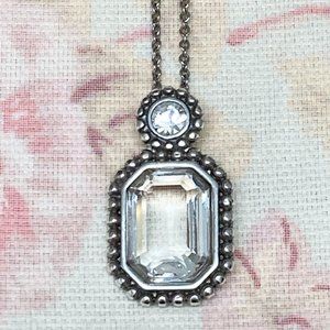 Brighton Brand Clear Crystal Stone Necklace